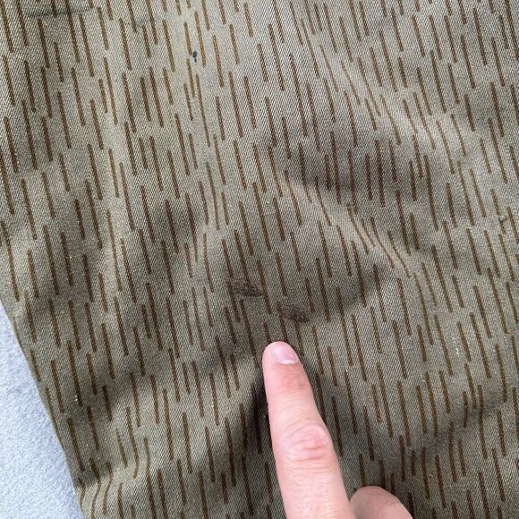 80s East Germany Rain Camo Insulated Cargo Pants M 48 Green Suspenders 36x25 - Picture 5 of 16